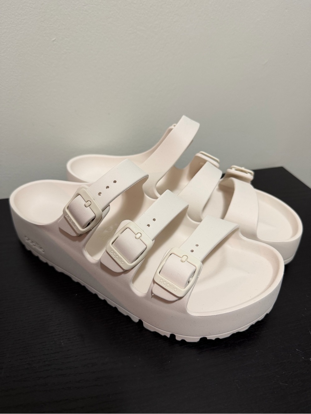 Papillio Birkenstock Florida III EVA PAP Flex Platform - Eggshell